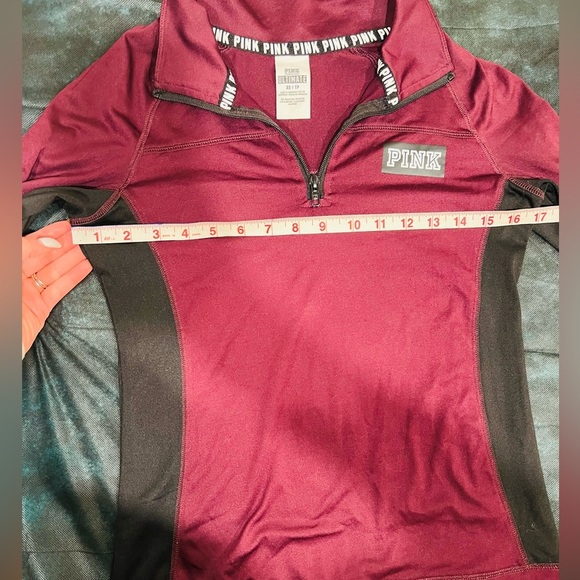 🔥PINK burgundy Zip up🔥 - Picture 5 of 5